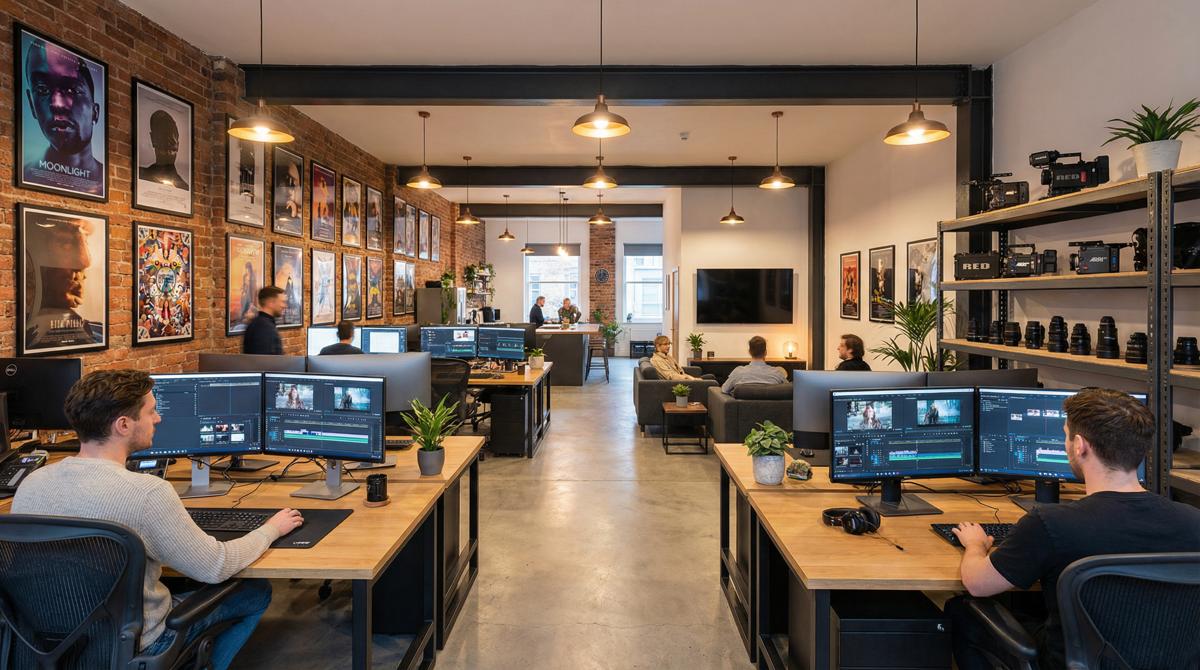 Cos福利影视传媒公司办公环境